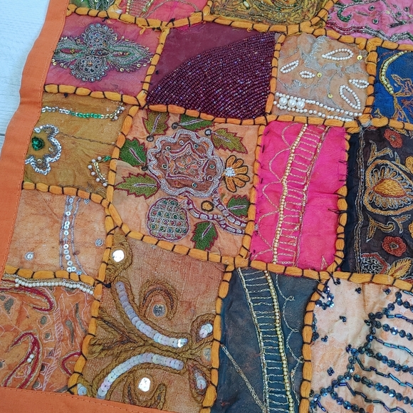 Colorful Wall Decor Hand Beaded Tapestry - Picture 4 of 14